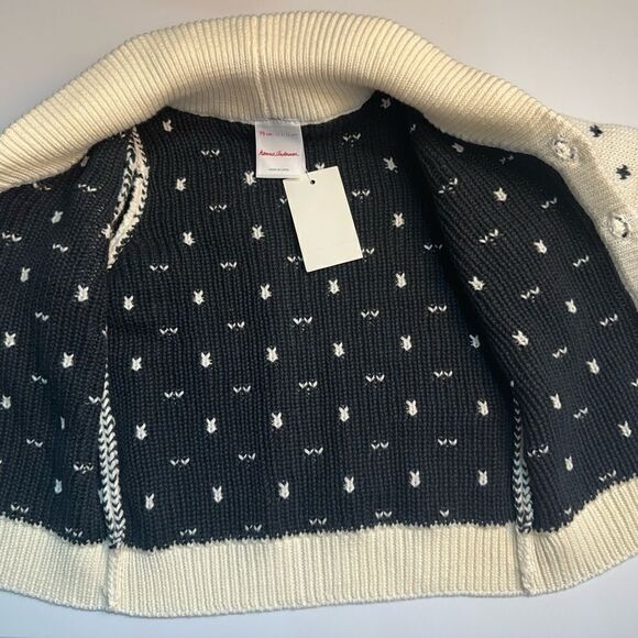 NWT Hanna Andersson - Cream Sweater - 100% Cotton - 6-12M - Picture 5 of 7